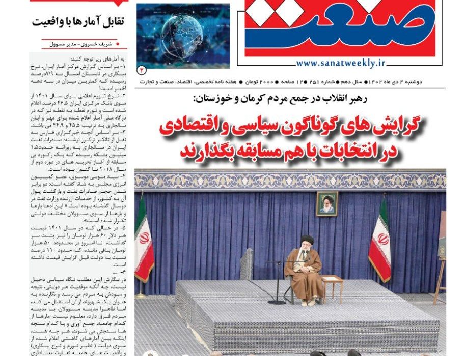 دویست و پنجاه و یکمین شماره صنعت منتشر شد